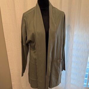 Pact Olive Green Women's cardigan